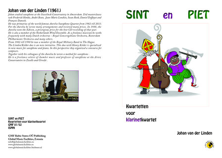 Johan van der Linden: &quot;Sint en Piet Kwartetten&quot; for Clarinet Quartet