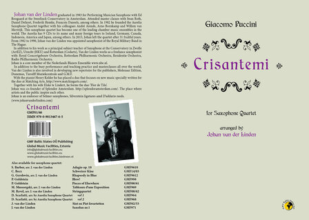 Giacomo Puccini &quot;Crisantemi&quot;, arr. Johan van der Linden