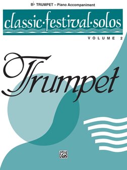 Classic Festival Solos for Trumpet, volume 2, PIANO ACCOMPANIMENT