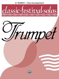 Classic Festival Solos for Trumpet, volume 1, PIANO ACCOMPANIMENT