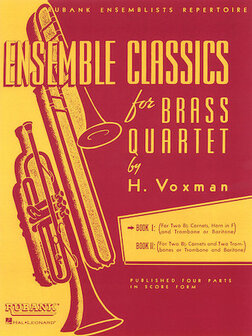 Ensemble Classics for Brass Quartet, boek I