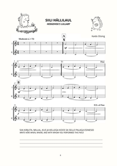 Kaido Otsing: &quot;Mihkli 1. noodivihik/Mihkel&#039;s 1st Sheet Music Book&quot; SOLO BOOK