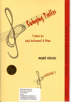 Andre Arends: &quot;Swinging Trebles&quot; voor altsaxofoon/baritoonsaxofoon en piano