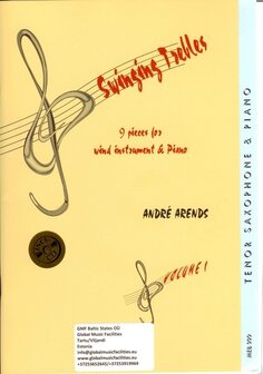 Andre Arends: &quot;Swinging Trebles&quot; for Tenor Saxophone and Piano