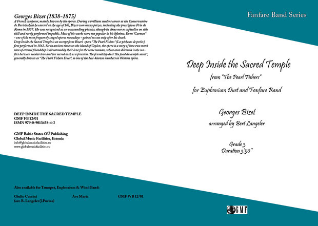 Georges Bizet: Euphonium Duet "Deep Inside the Sacred Temple", arr. Bert Langeler 
